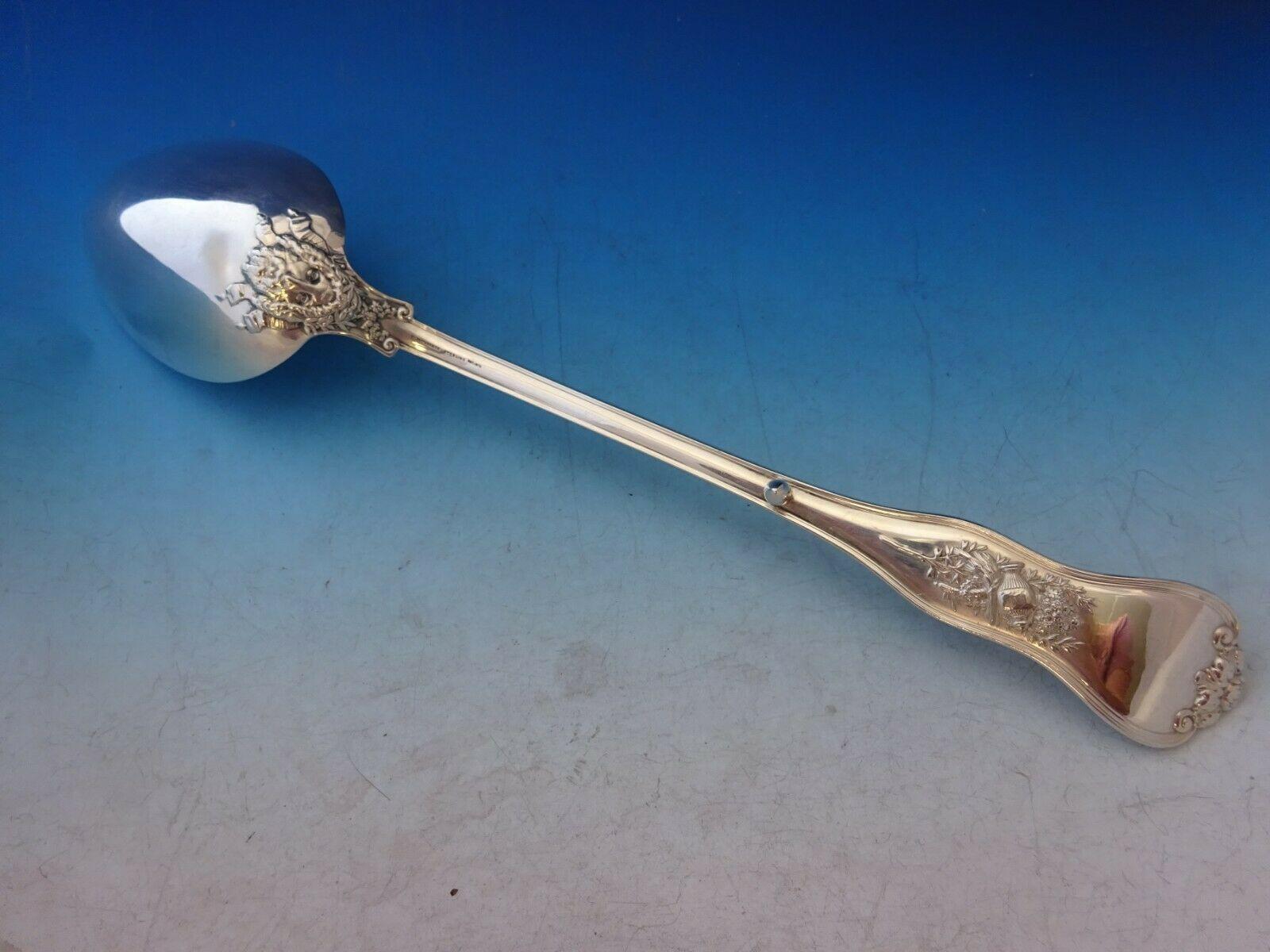 Olympian by Tiffany Sterling Silver Stuffing Spoon with Button C Monogram 1