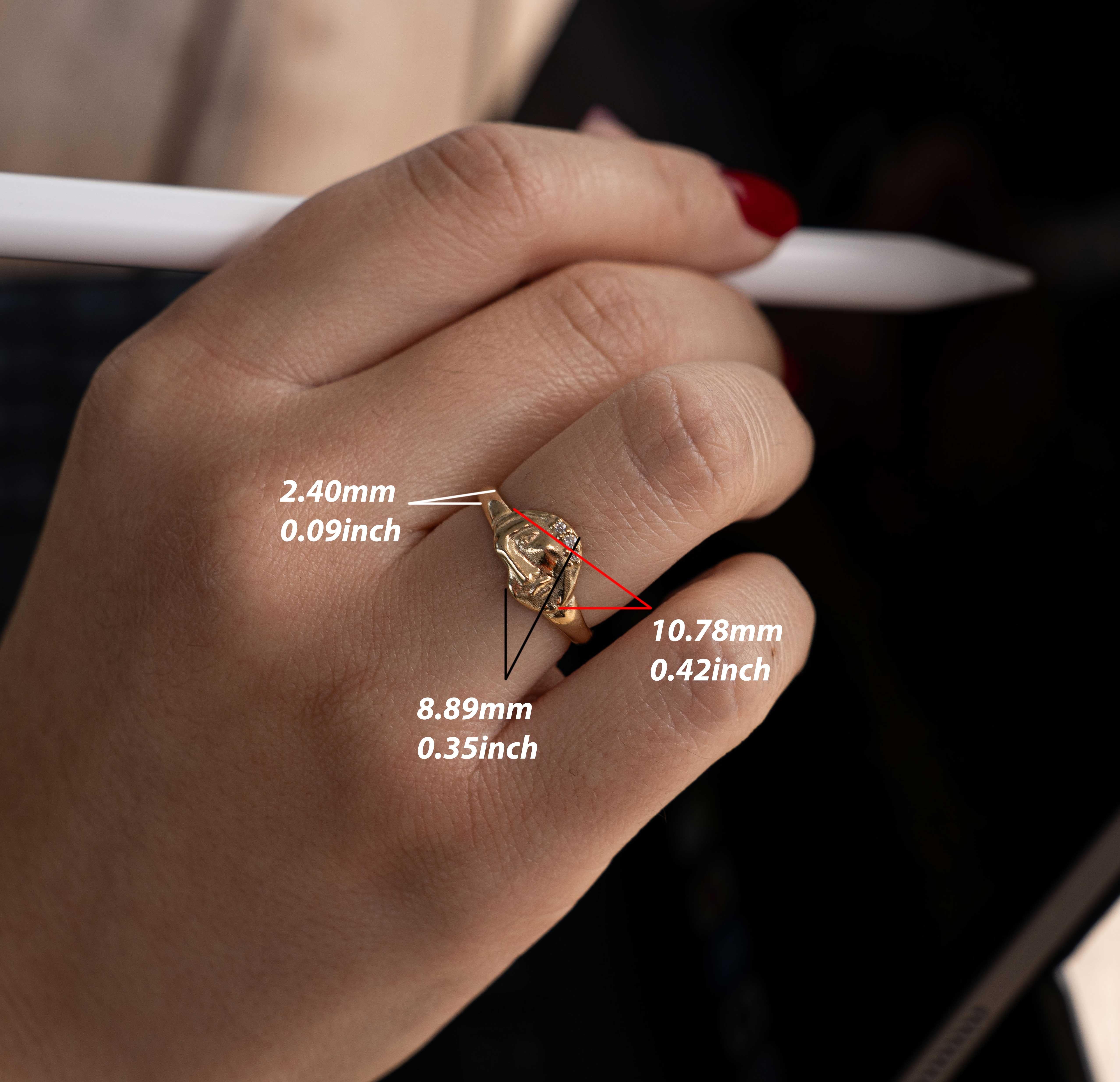 Im Angebot: Olympian Diamant-Vintage-Ring () 4