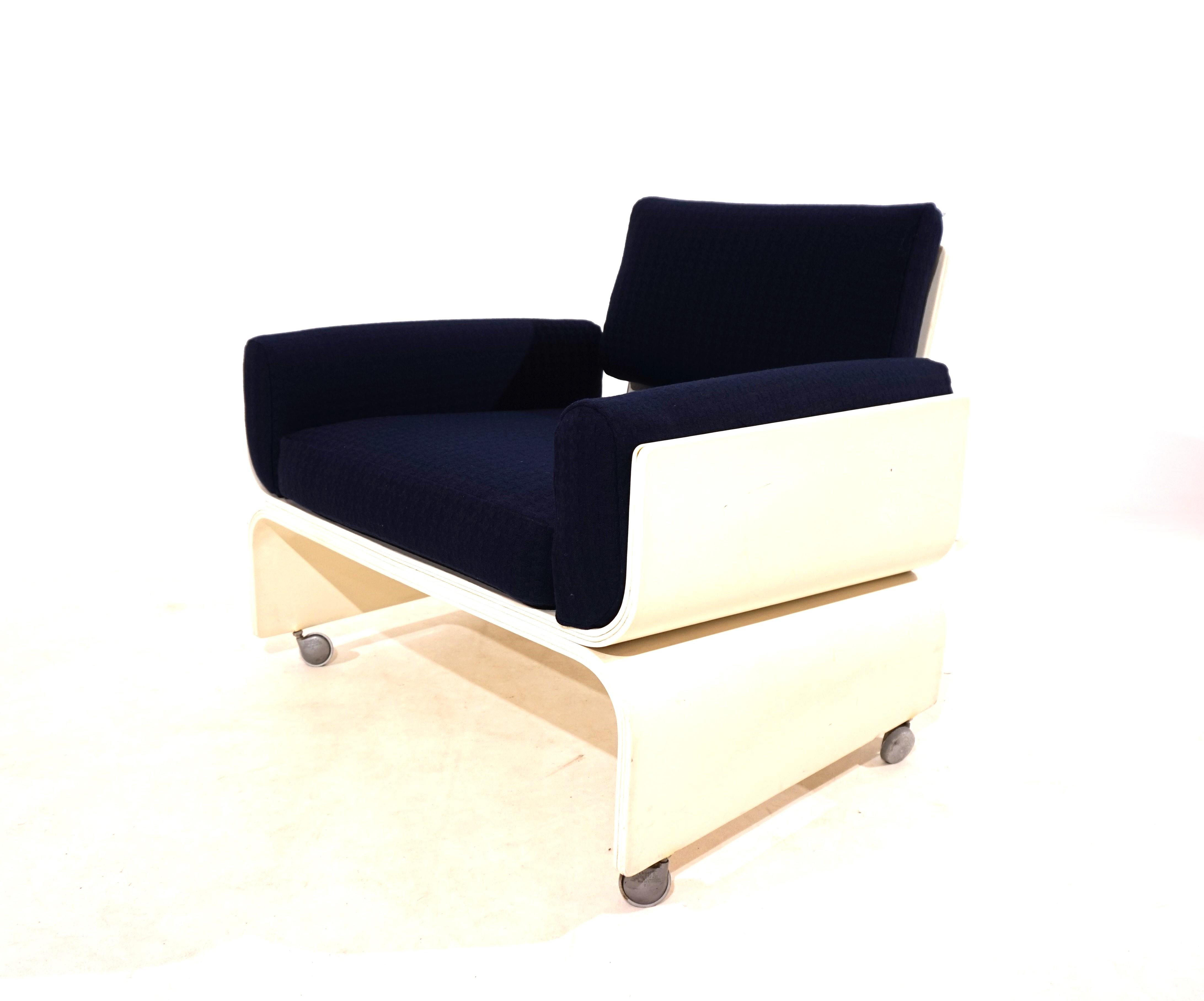 Space Age Olympic Airways lounge chair 60s For Sale