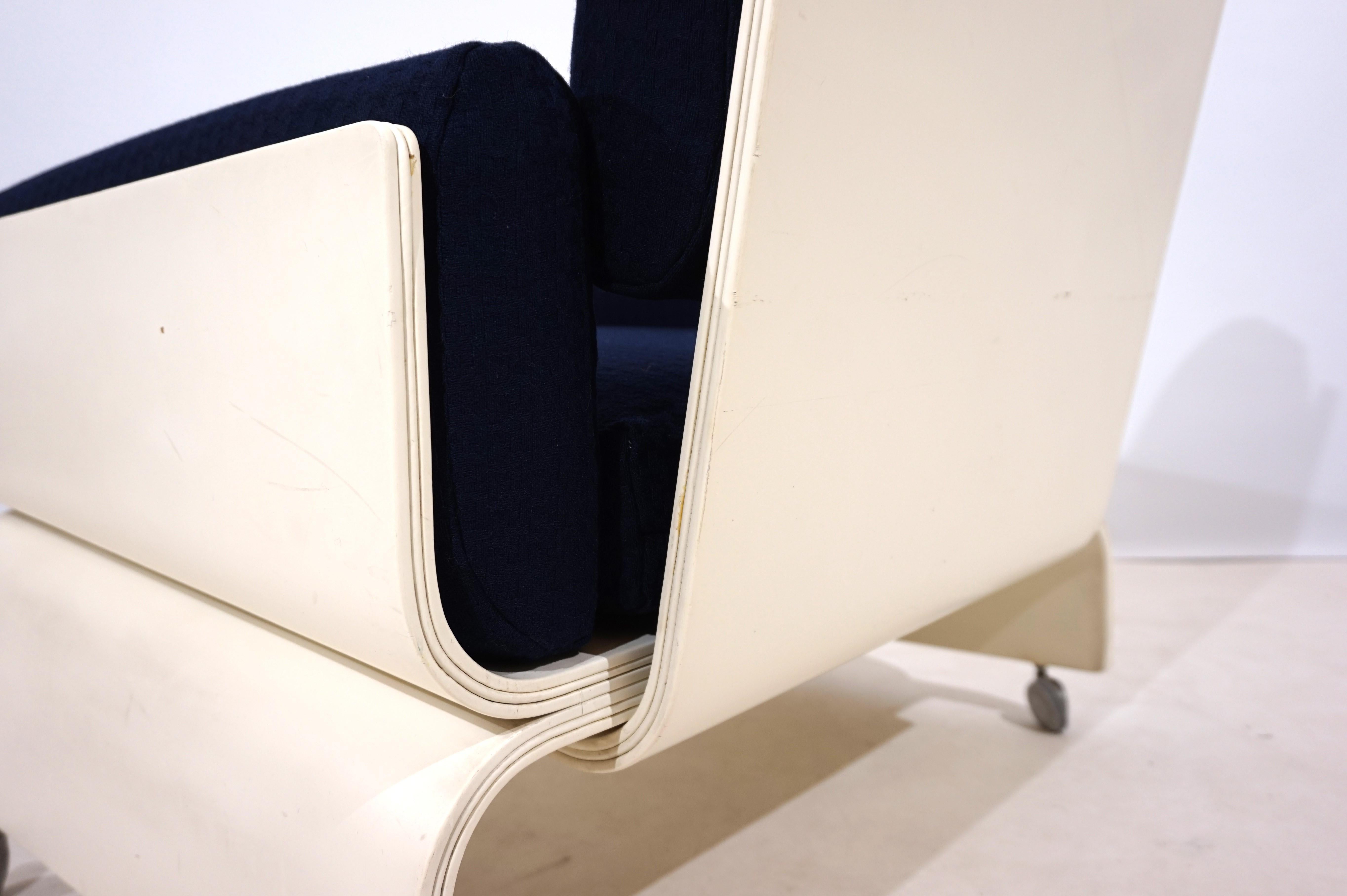 Mid-20th Century Olympic Airways lounge chair 60s For Sale