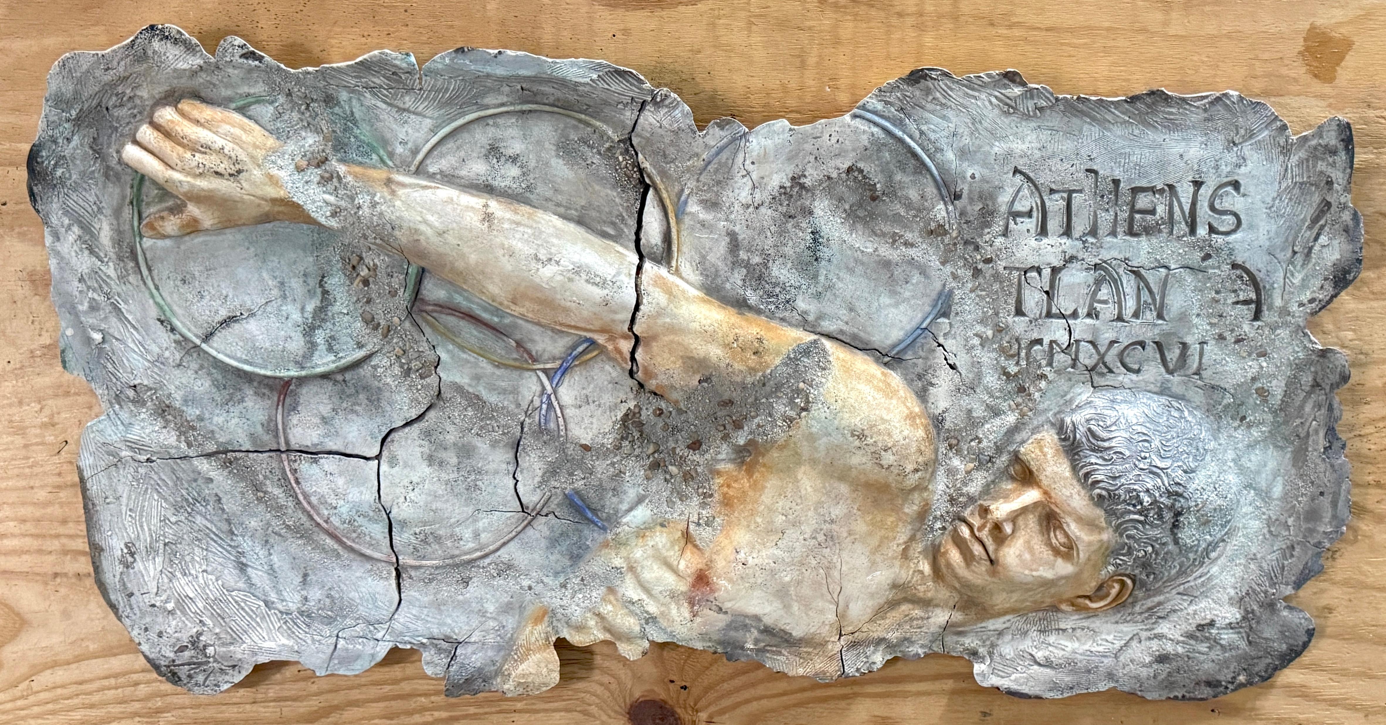 Olympic Commemorative High Relief Wall Sculpture—“Athens “1996”

Dimensions: 51