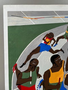 Olympic Games Munich 1972 Limited Edition Signed by Artist Jacob Lawrence