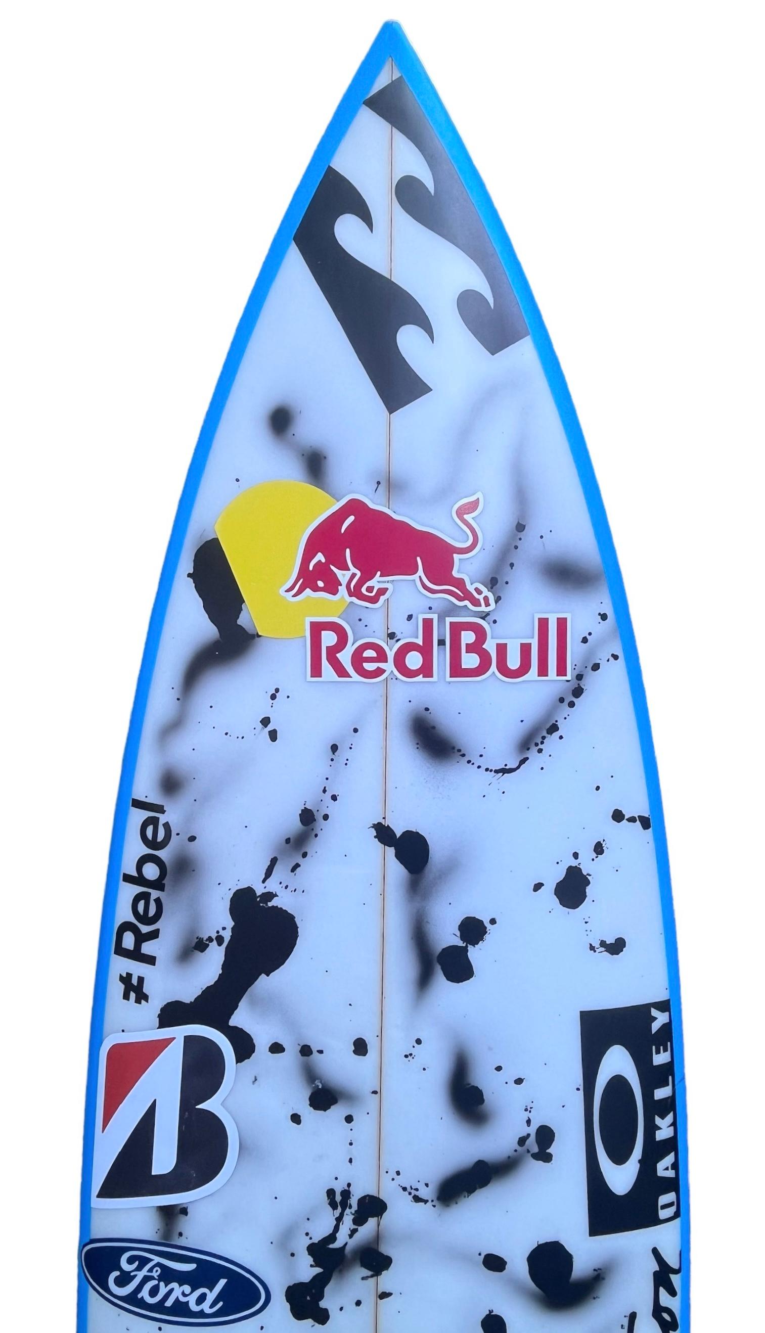 red bull surfboard sticker