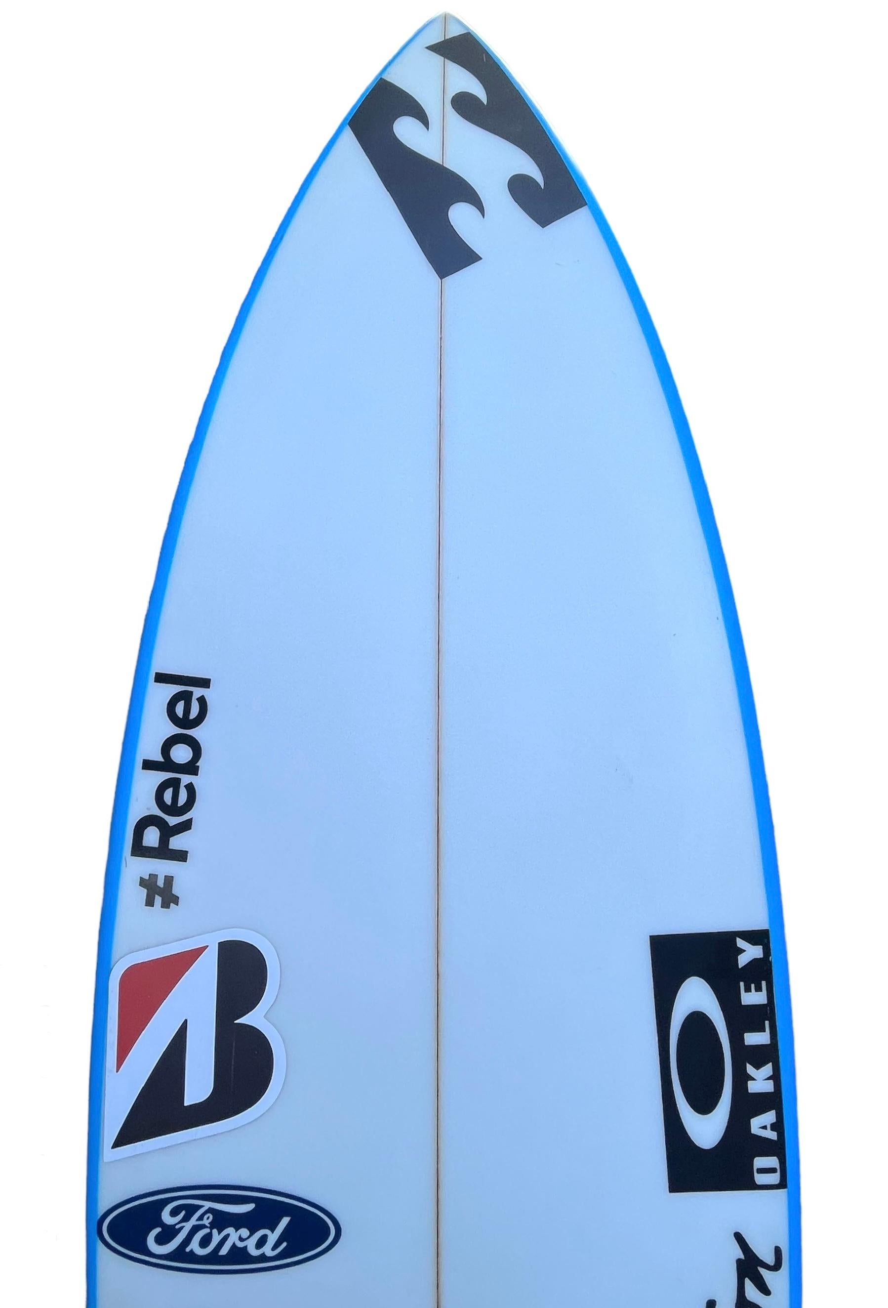 American Olympic Gold World Champion Italo Ferreira personal surfboard by T. Patterson 
