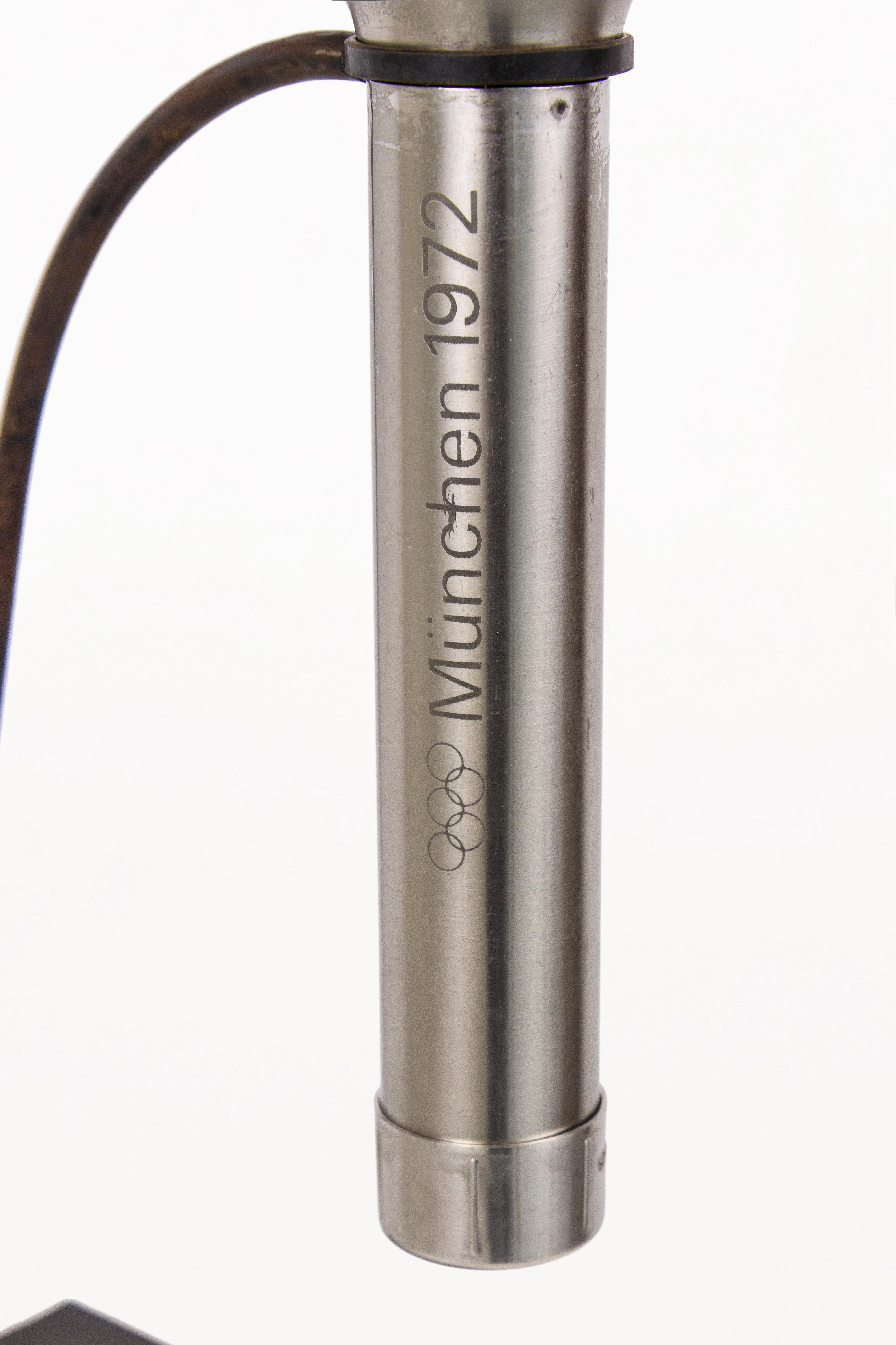 Stainless Steel Olympic Torch, Munich 1972 by Friedrich Krupp AG, Circa 1970, Germany For Sale