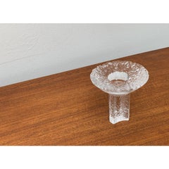 Porte-bougies des Jeux olympiques de Lars Hellsten pour Orrefors, Suède, 1984