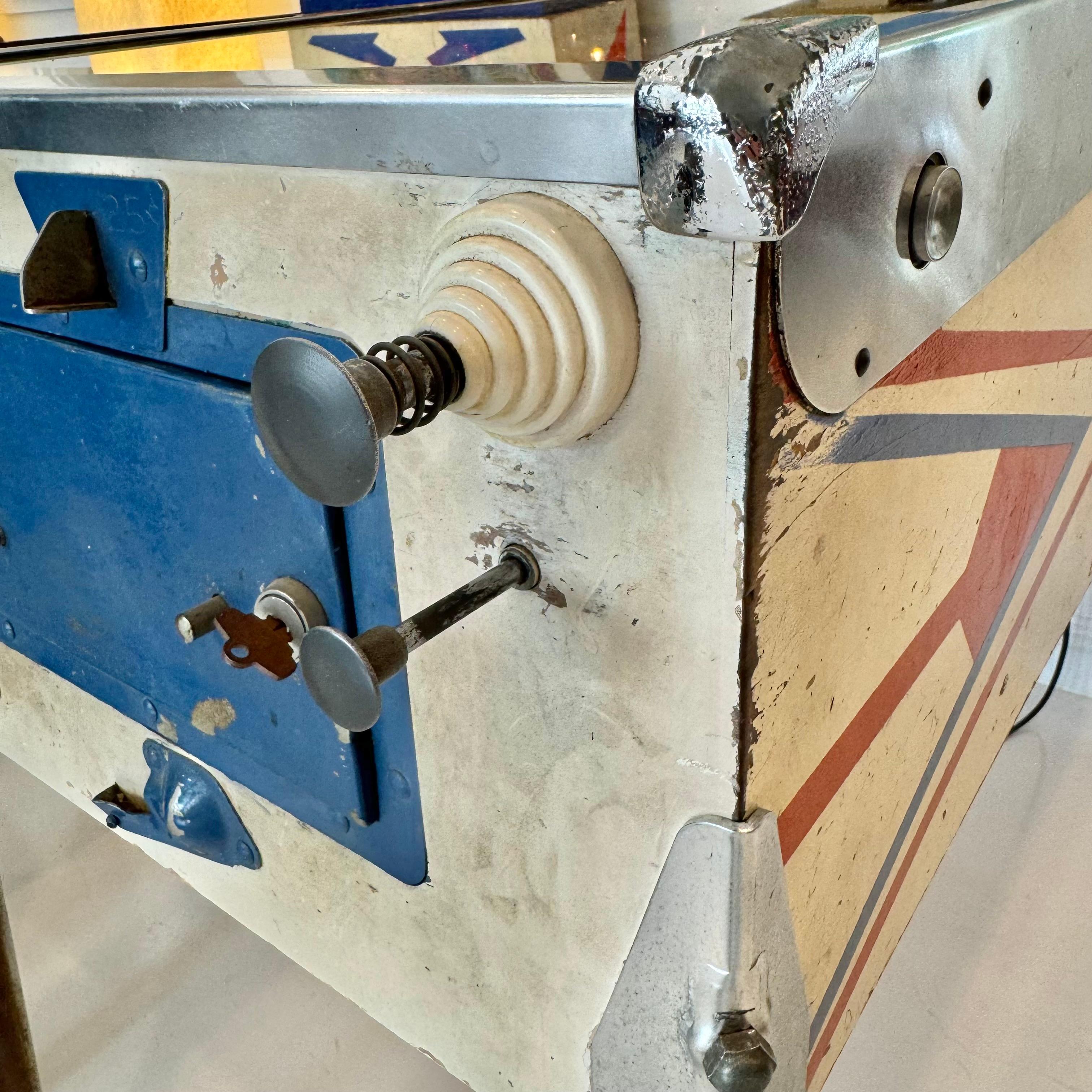 Metal Olympics Pinball Arcade Game, 1962 USA