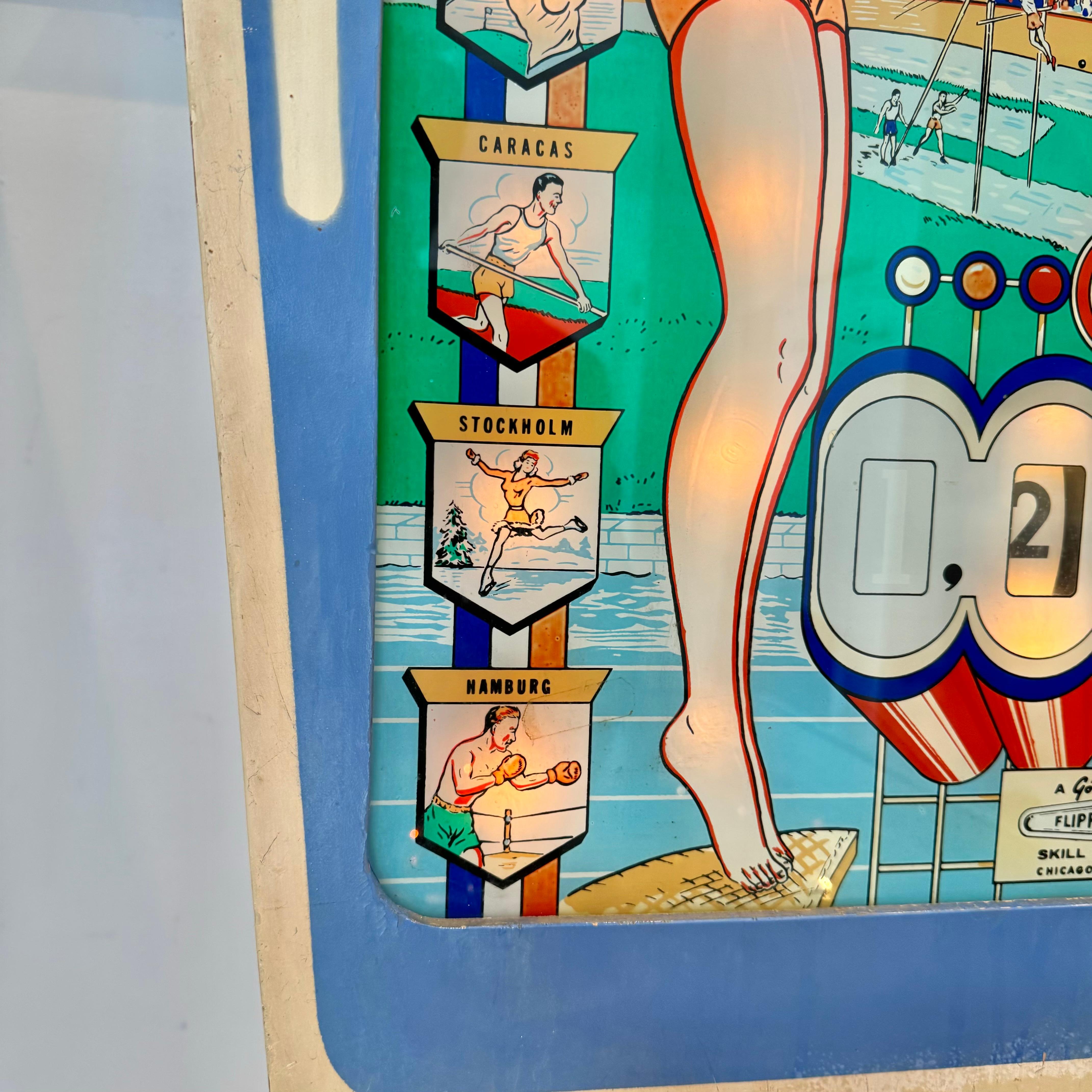 Olympics Pinball Arcade Game, 1962 USA 2