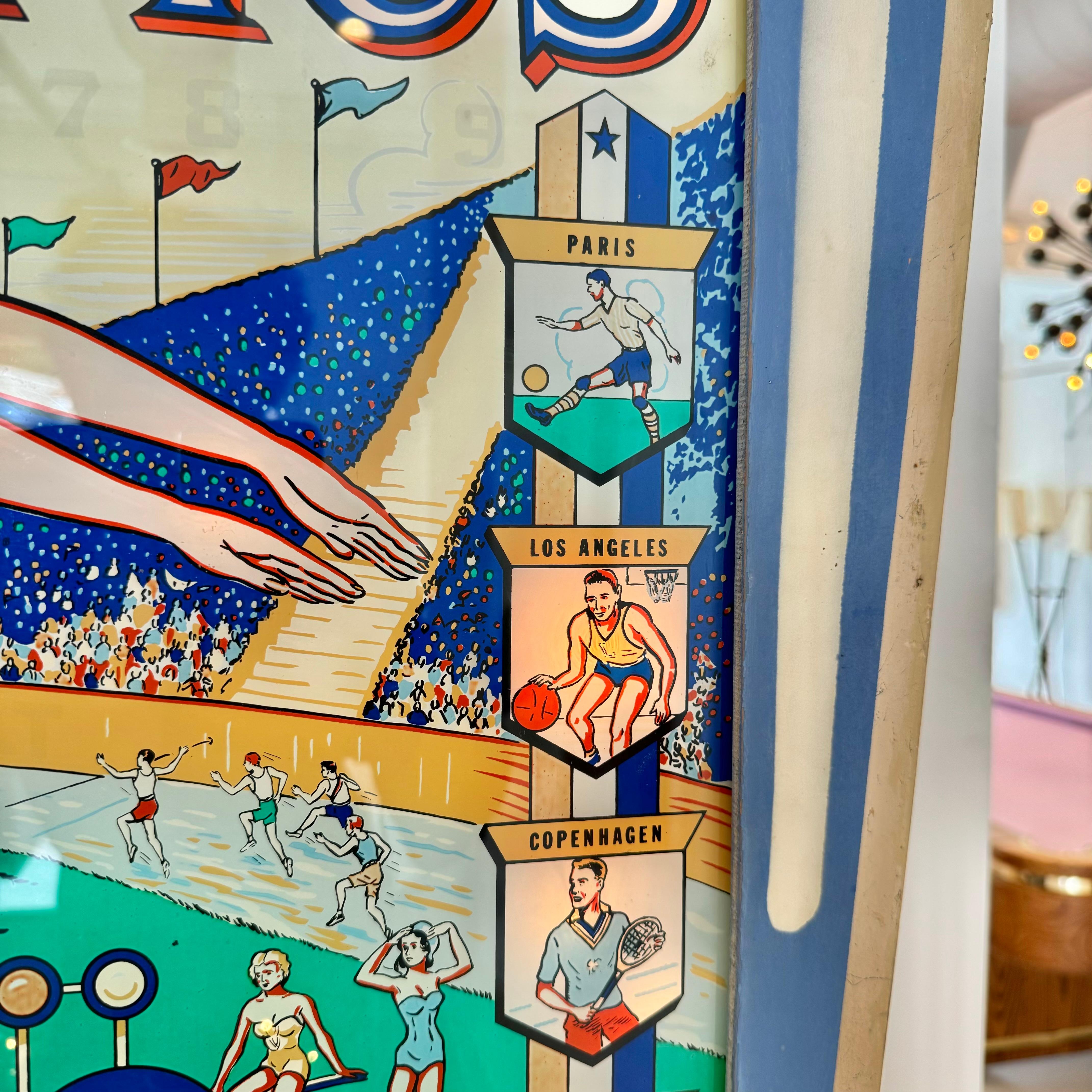 Olympics Pinball Arcade Game, 1962 USA 4