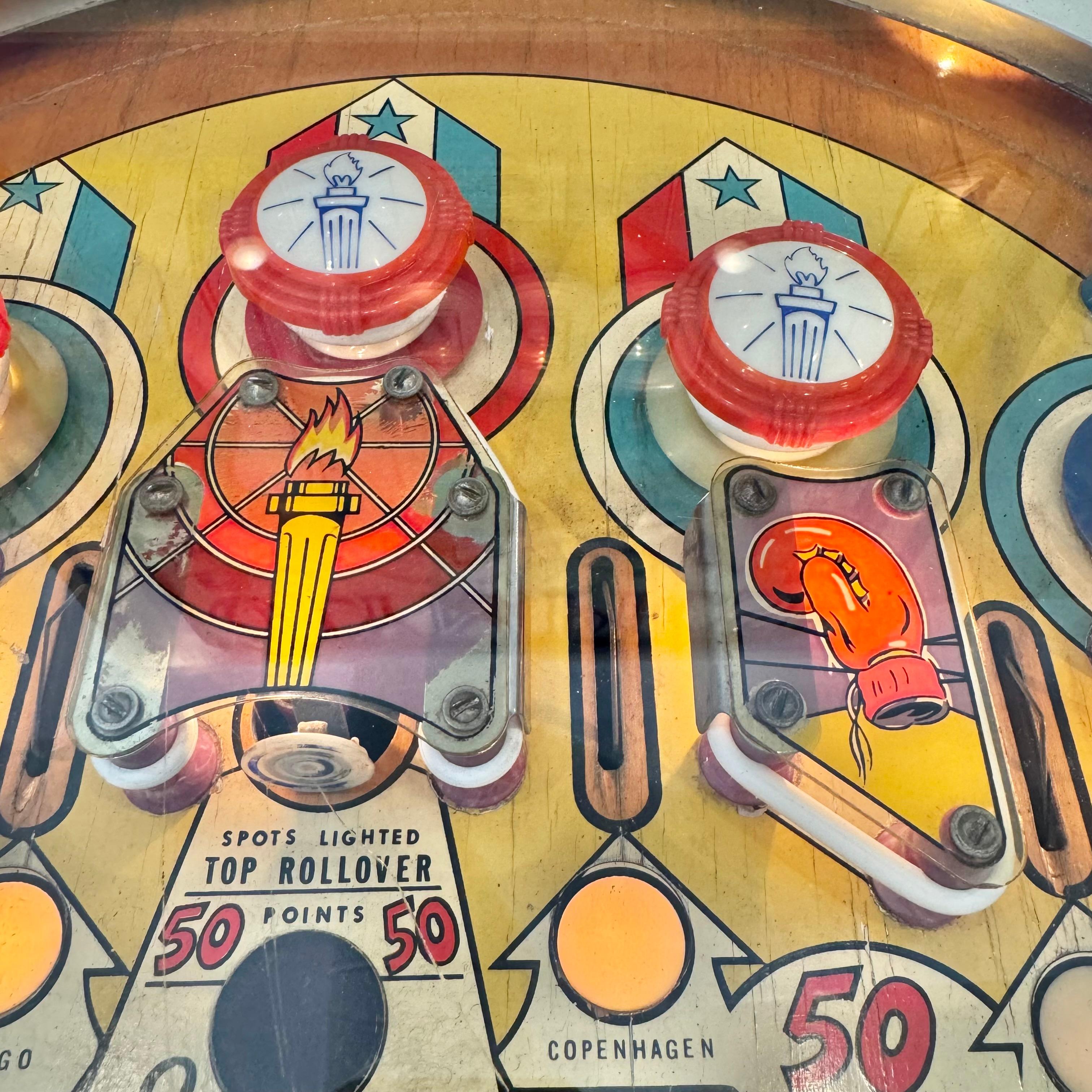 Olympics Pinball Arcade Game, 1962 USA 10