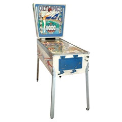 Used Olympics Pinball Arcade Game, 1962 USA