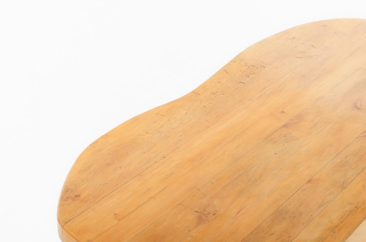 Table basse Olympie en chêne collection G44 en vente 6