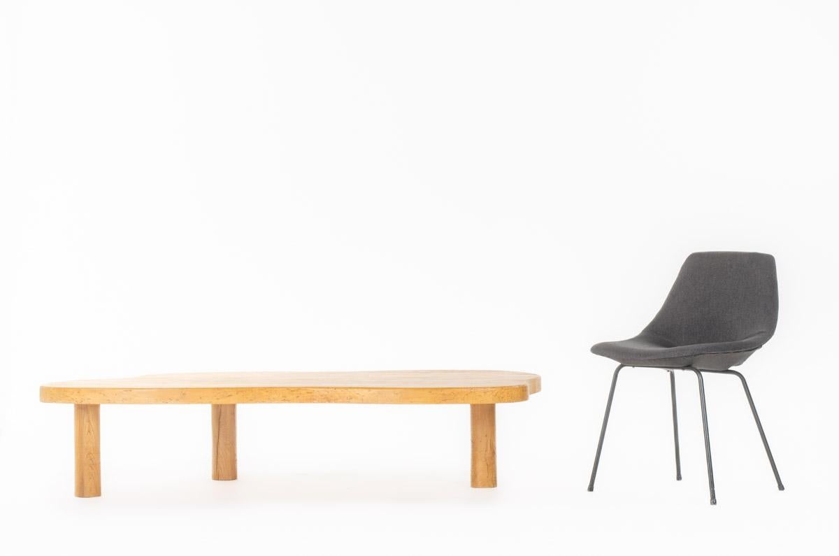 Table basse Olympie en chêne collection G44 en vente 7