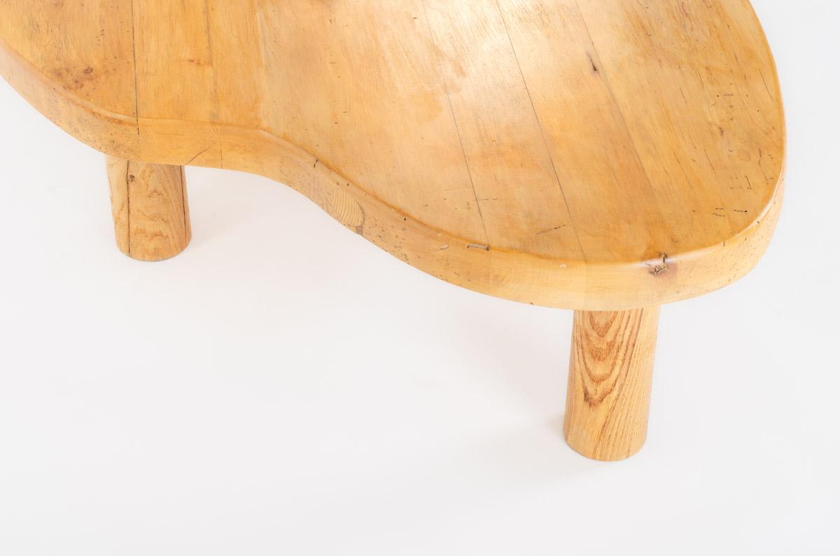 Table basse Olympie en chêne collection G44 en vente 2