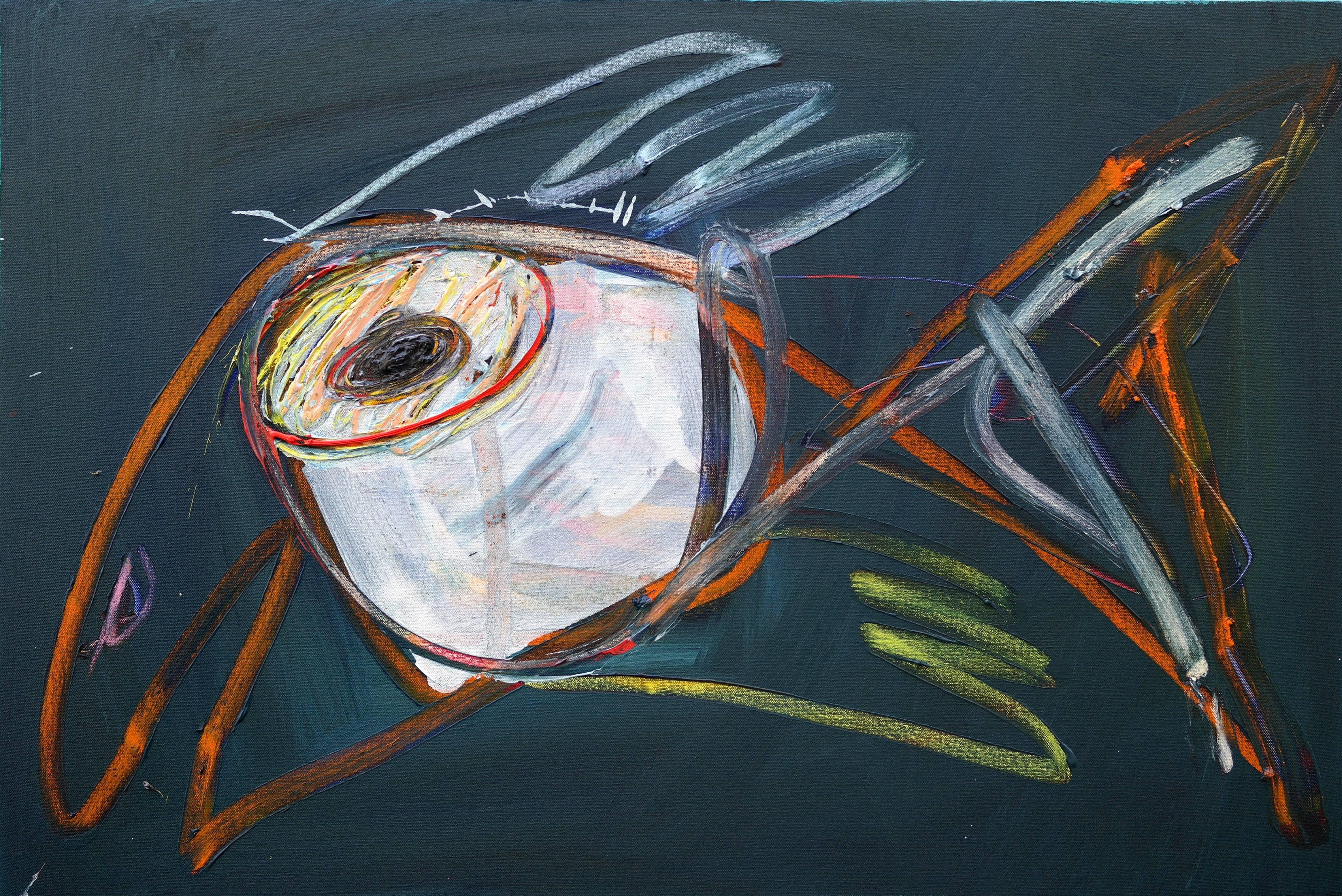 Olympio Animal Painting - A Little Fish in the Dark 