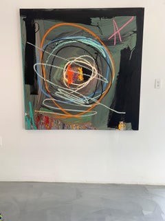 « Série abstraite sans titre A   Acrylique sur toile