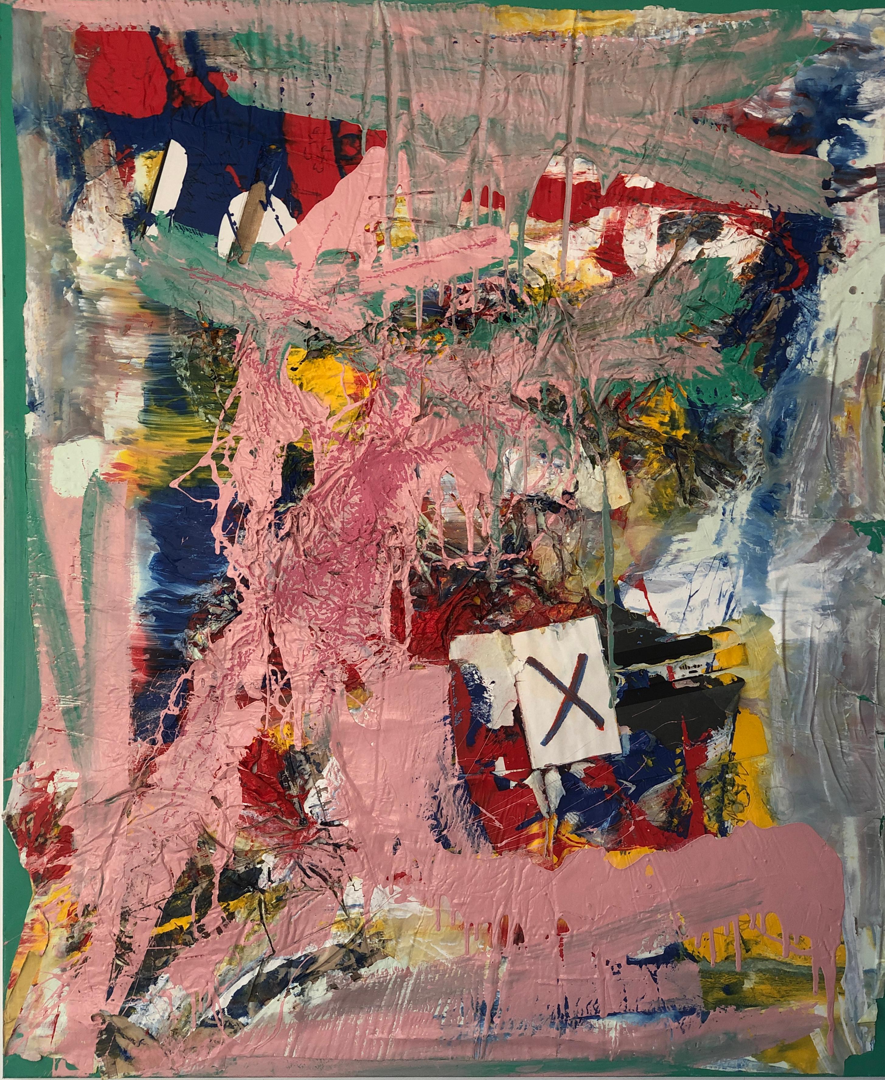 Abstract Painting di Olympio - "Serie astratta - "X   Acrilico su tela