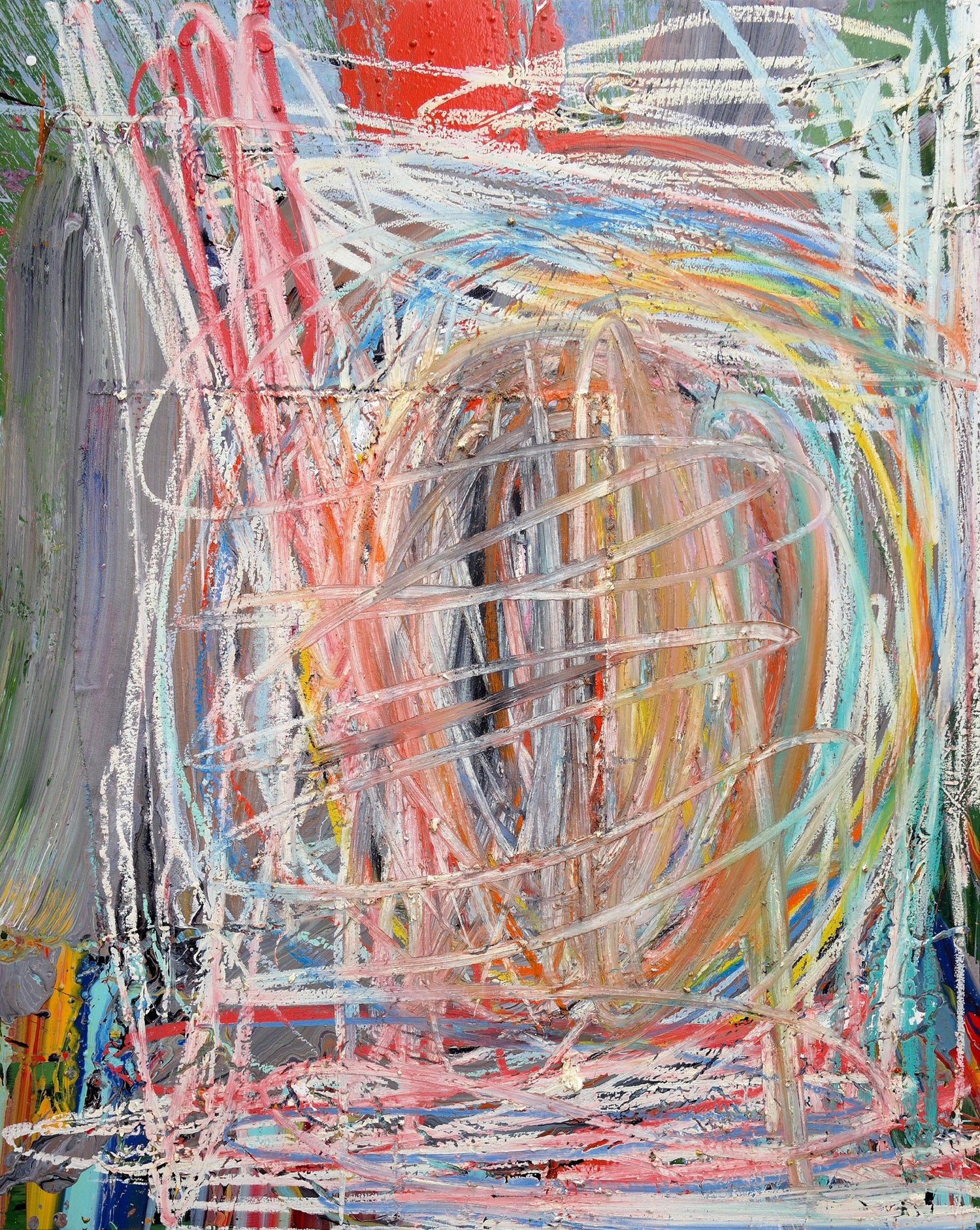 Olympio Untitled 16 Contemporary Abstract Painting Acrylic And