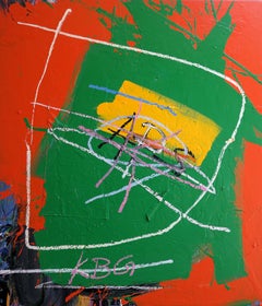Olympio Untitled 20 Contemporary Abstract Painting Acrylic And