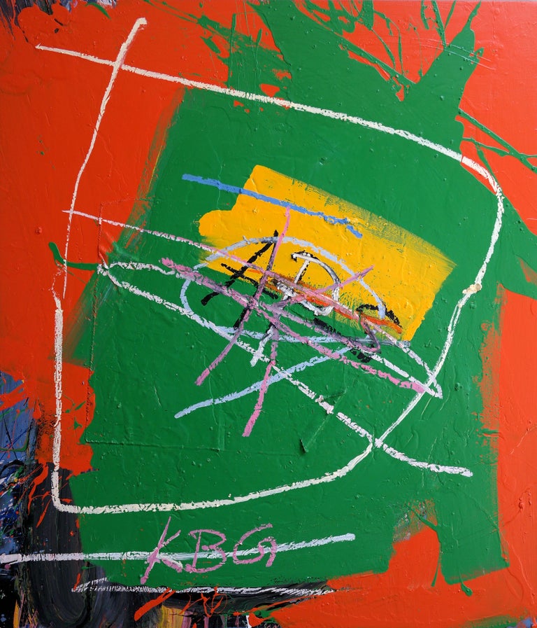Olympio Untitled 20 Contemporary Abstract Painting Acrylic And