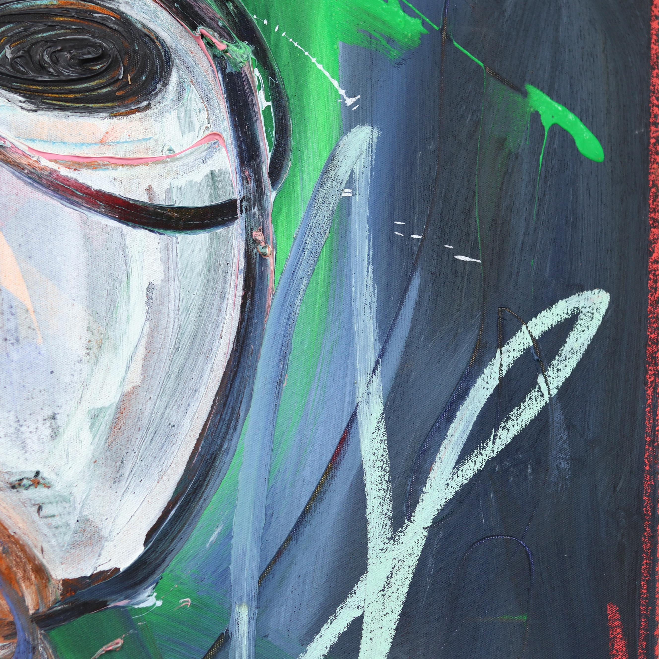 Olympio, un destacado artista abstracto figurativo de Togo, crea obras de arte impulsadas por un sentido del instinto sin complejos. El trabajo de Olympio es honesto y palpable: expuesto, crudo y directo. Mediante un uso audaz del color y la