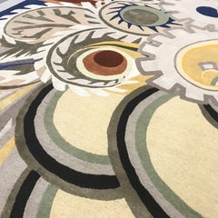 Olympus, Designer Contemporary Hand Knotted Wool Silk Rug