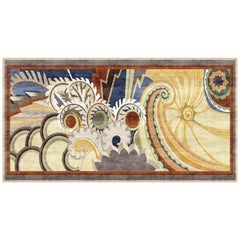 Olympus, Designer Contemporary Hand Knotted Wool Silk Rug