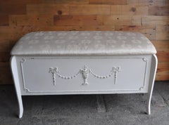 Olympus, French Louis Style Ottoman or Blanket Box