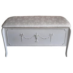 Olympus, French Louis Style Ottoman or Blanket Box