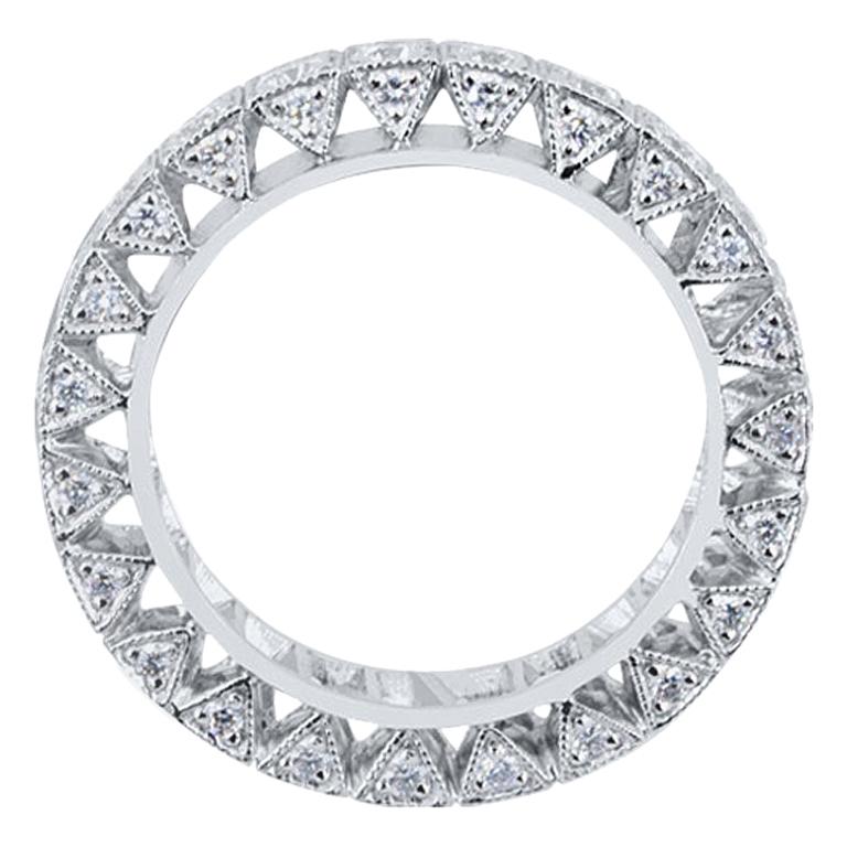 Olympus Art Certified 1.80 Carat Platinium 950 Diamond Ring