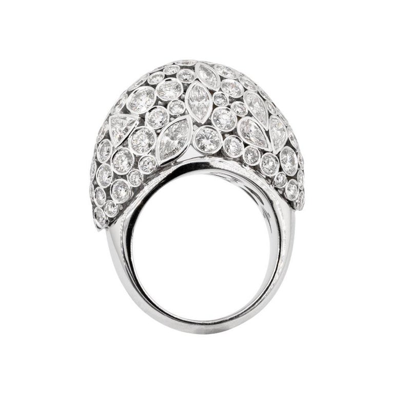 Olympus Art Certified, Diamond and White Gold 18 Karat Fashion Ring For ...