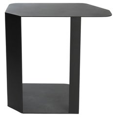 Black minimalist aluminium Laptop Side Table - om37 by mjiila, in stock