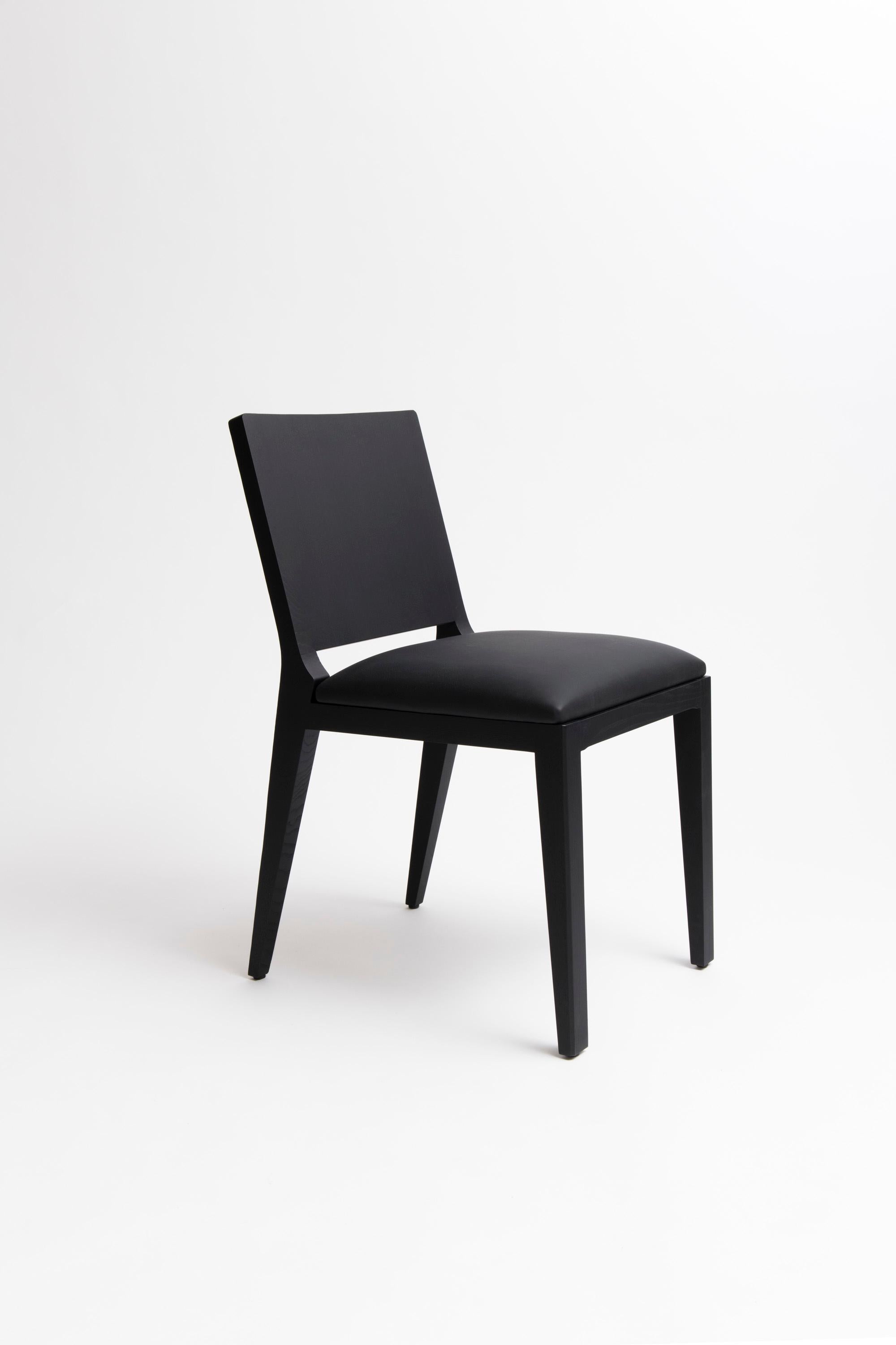 Black Ash Minimal Chair - om5.0 by mjiila For Sale 4