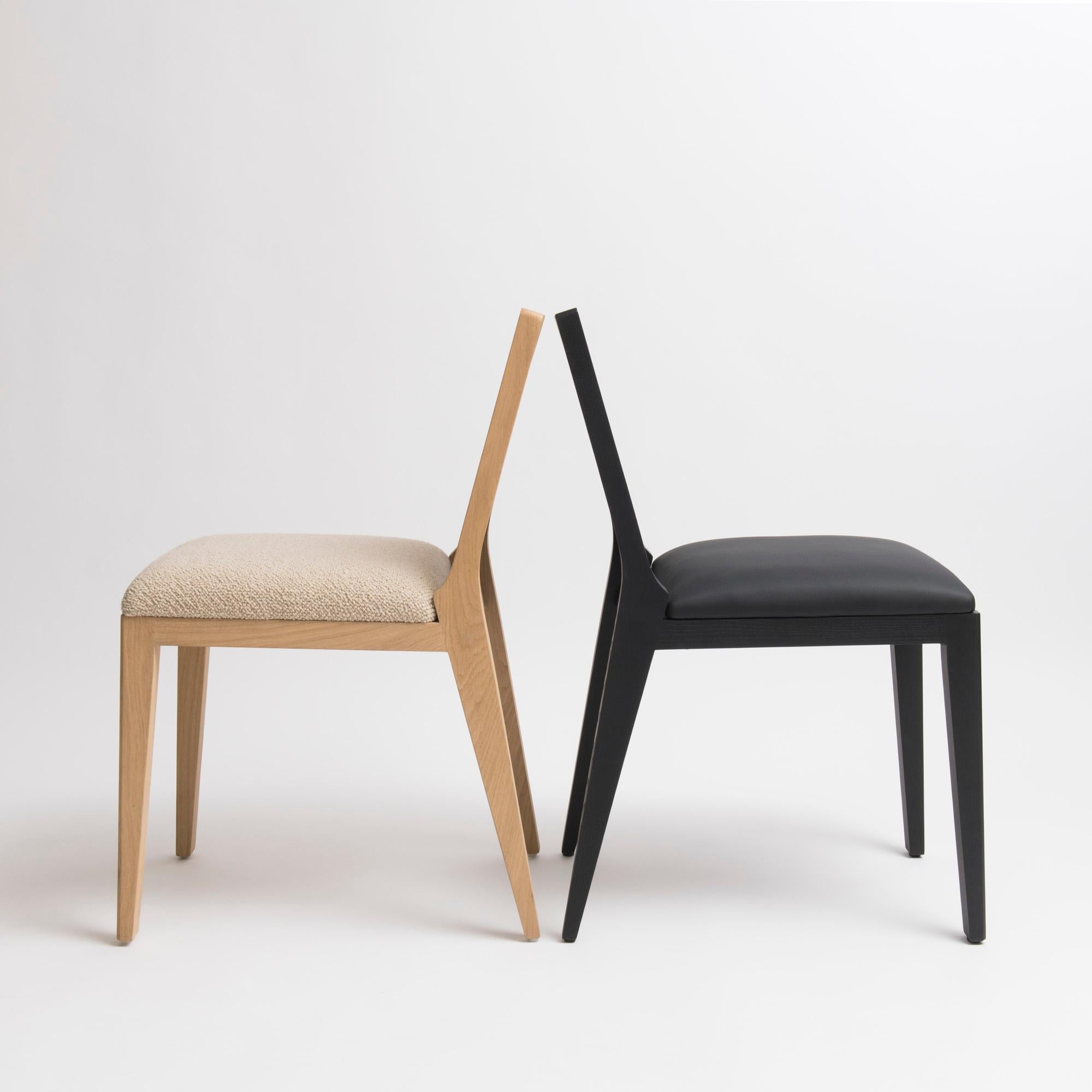Black Ash Minimal Chair - om5.0 by mjiila For Sale 9