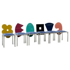 Omaggi Chairs by Salvati & Tresoldi for Saporiti Italia, Set of 6