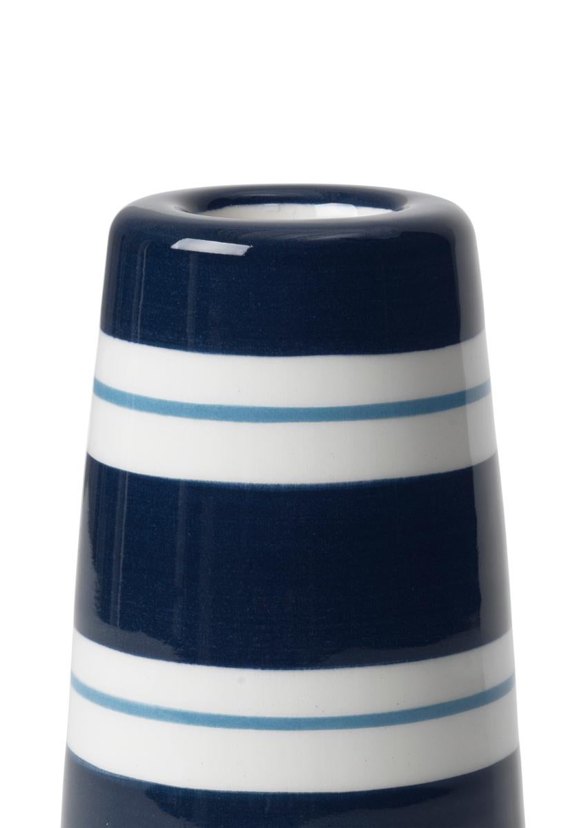 Portuguese Omaggio Nuovo Candle Holder Dark Blue For Sale