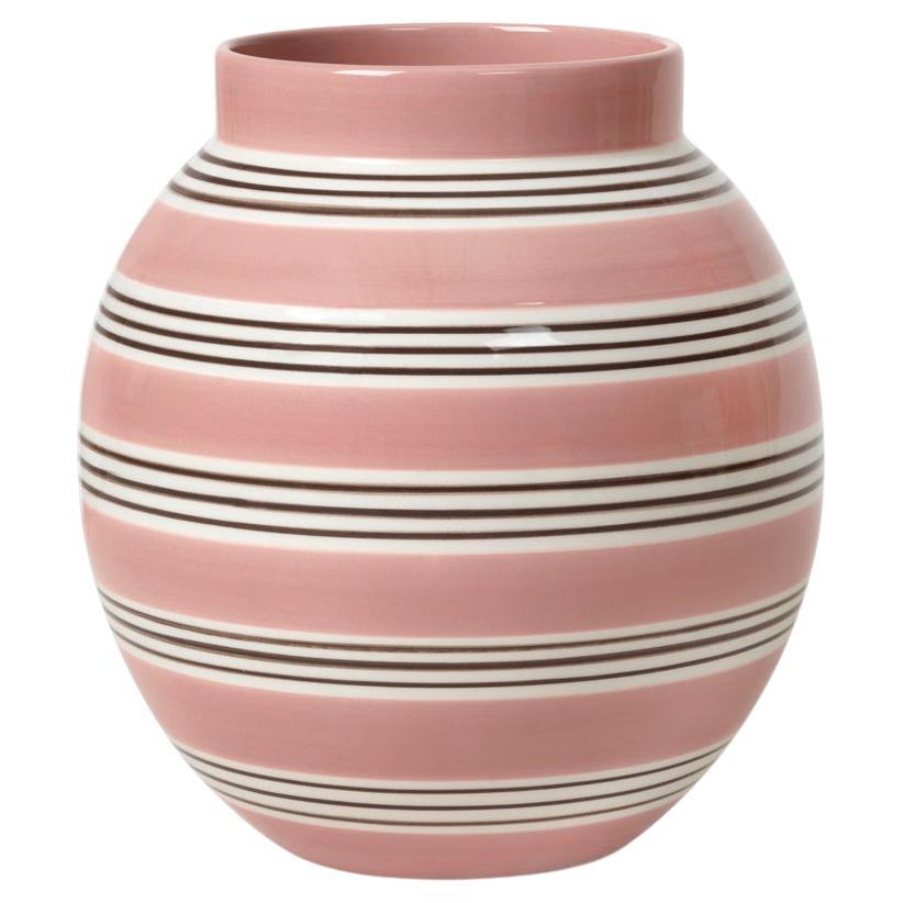 Canvas Vase, Rose/Brown For Sale at 1stDibs