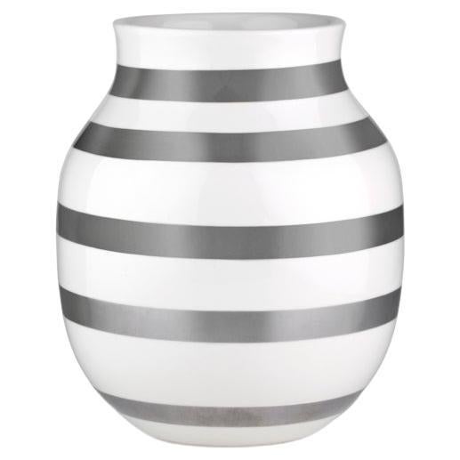 Omaggio Vase Silver For Sale