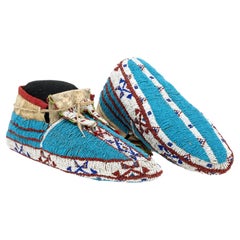 Omaha Fully Beaded Moccasins