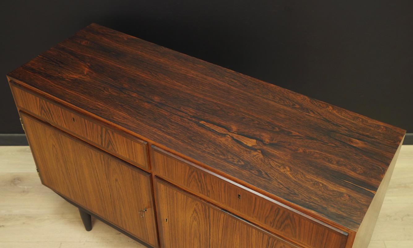 Omann Jun Cabinet Rosewood Vintage Danish Design, 1970s In Good Condition In Szczecin, Zachodniopomorskie