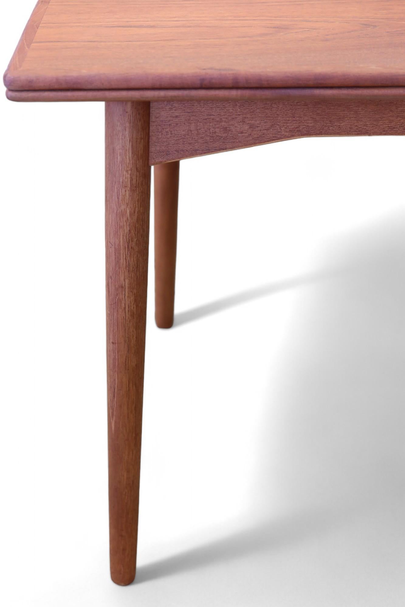 Omann Jun Dining Table Mod 50 in Teak with Pull-Out Tops, 1960s For Sale 11
