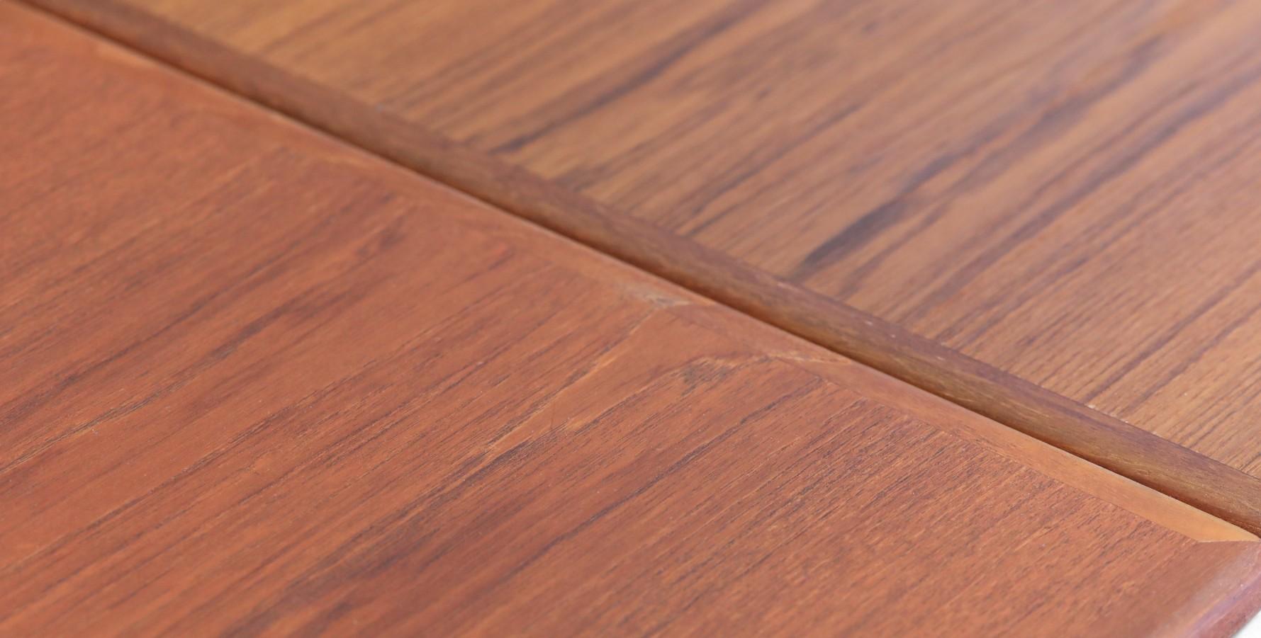 Omann Jun Dining Table Mod 50 in Teak with Pull-Out Tops, 1960s For Sale 2