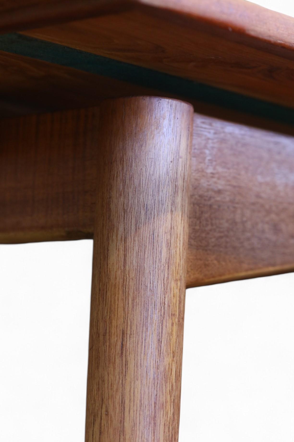 Omann Jun Dining Table Mod 50 in Teak with Pull-Out Tops, 1960s For Sale 3