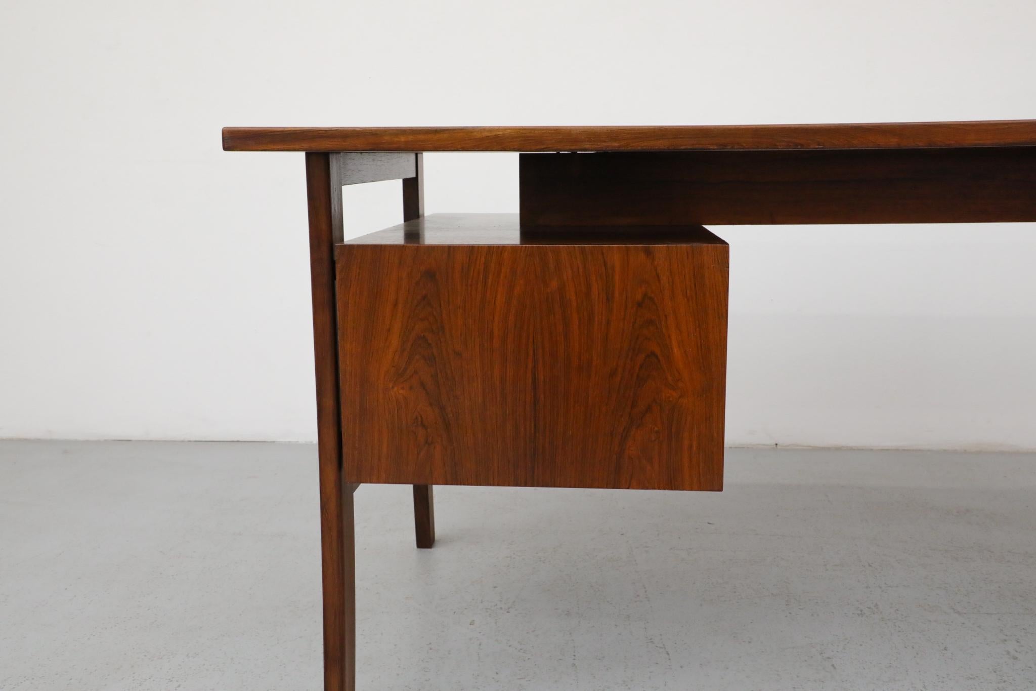 Omann Jun Møbelfabrik Attributed Executive Rosewood Desk with Drawers 5
