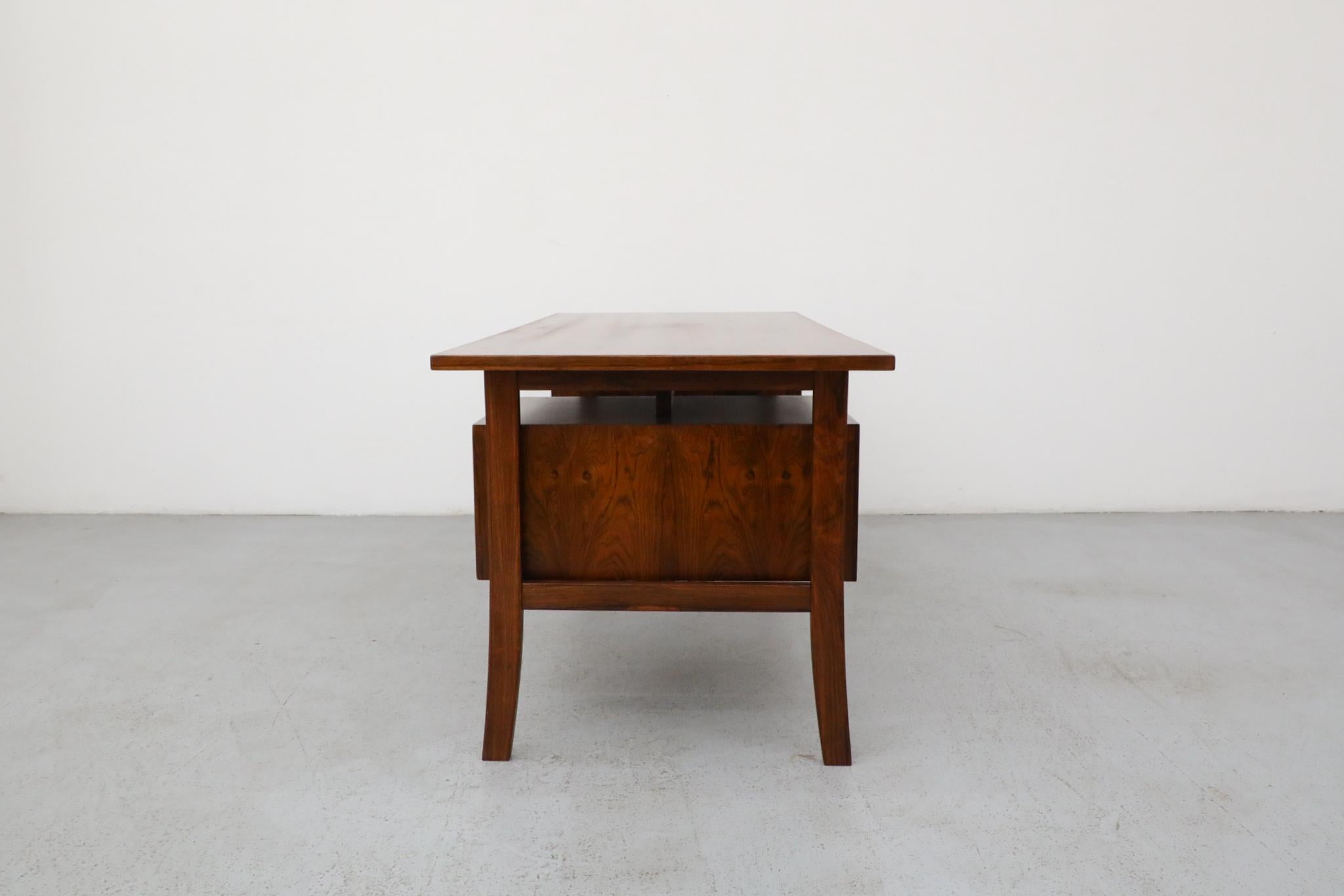 Omann Jun Møbelfabrik Attributed Executive Rosewood Desk with Drawers 1