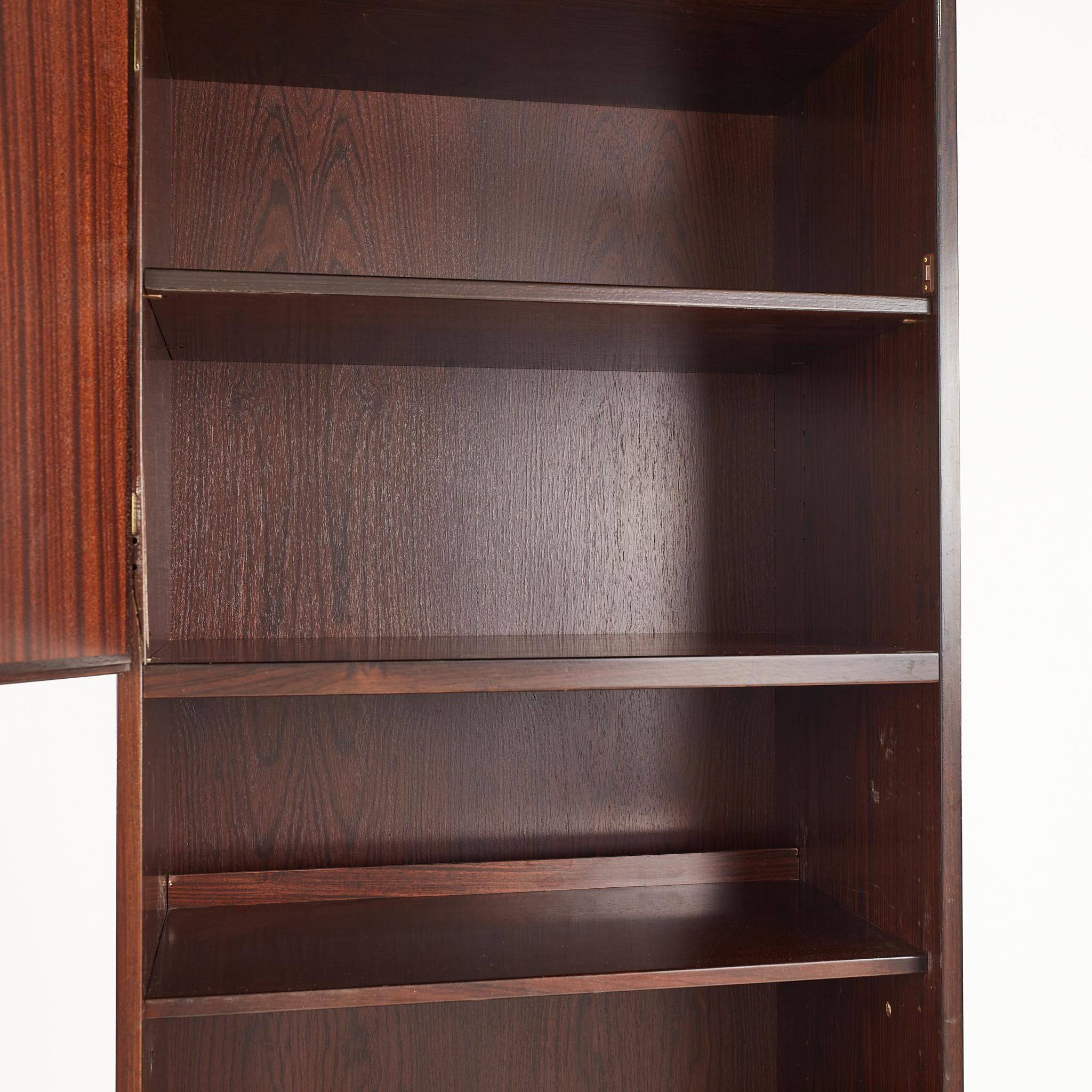 Omann Jun Mid Century Danish Rosewood Bookcase Cabinet For Sale 2