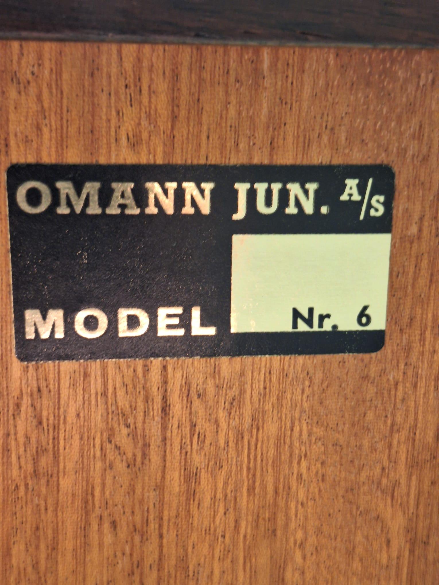 Omann Jun Rosewood Book Case 1960s For Sale 8