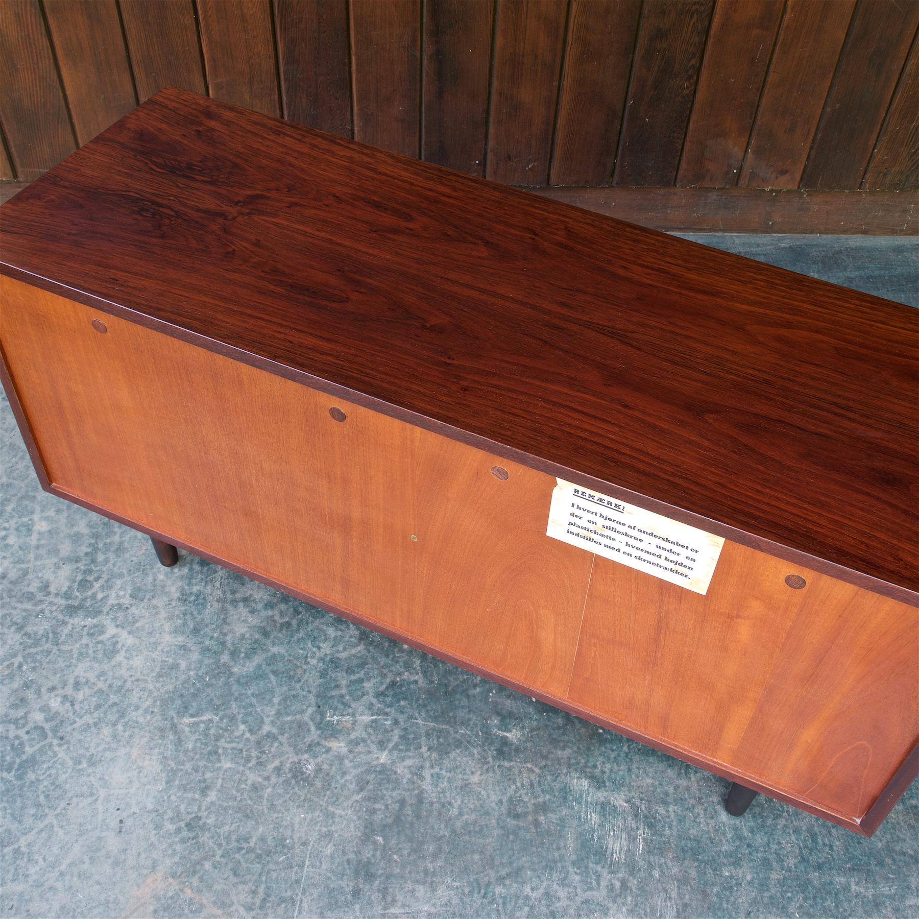 Omann Jun Rosewood Credenza Media Center Cabinet Mid-Century Modern 1