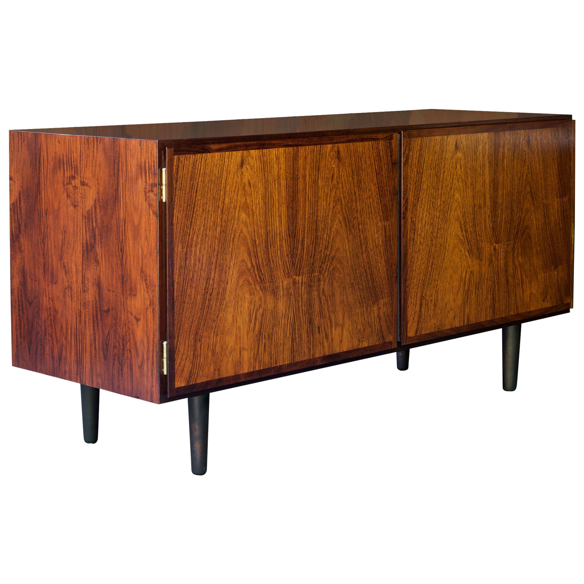 Omann Jun Rosewood Credenza Media Center Cabinet Mid-Century Modern