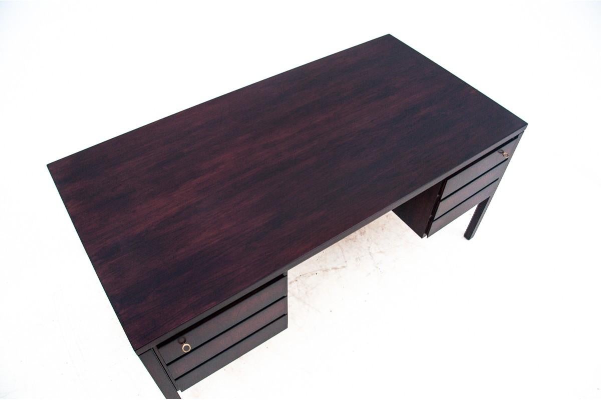 Omann Jun Rosewood Desk, Model 77, 1960s 6